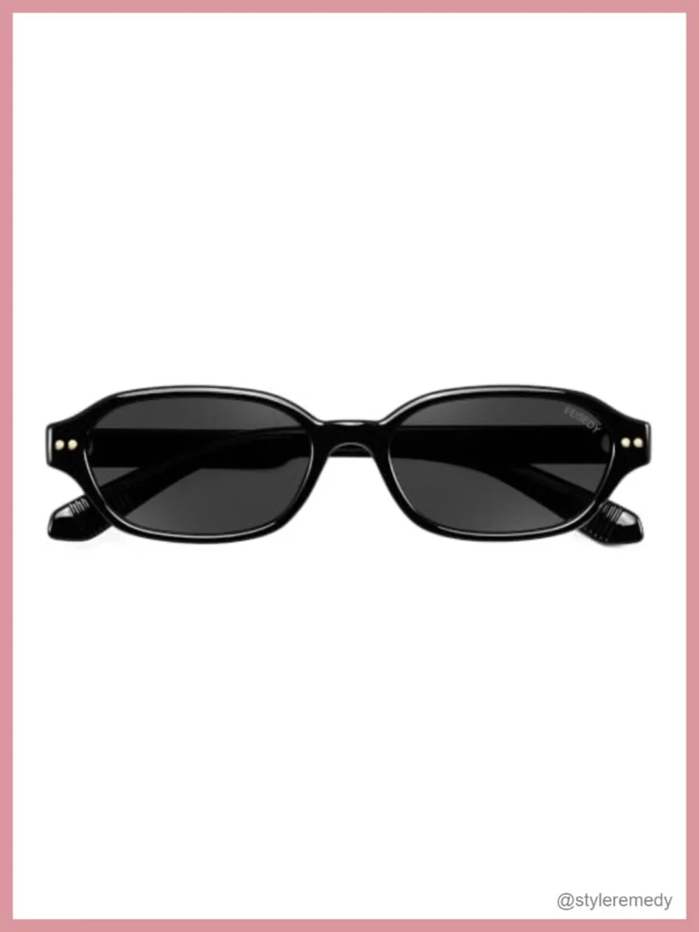 Retro Polarized Rectangle Sunglasses UV400 Protection for Women Men